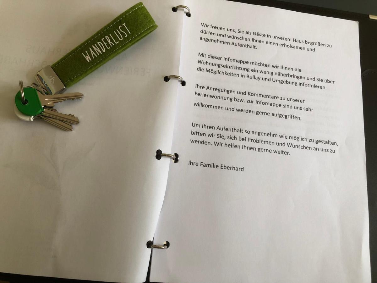 Ferienwohnung Eberhard Altes Winzerhaus Bullay Luaran gambar